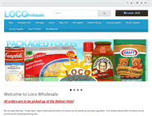 Tablet Screenshot of locowholesale.ca